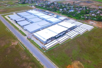 Construction progress updated in August 2022 - New An Nam Matsuoka Garment Factory project – Phase 3B